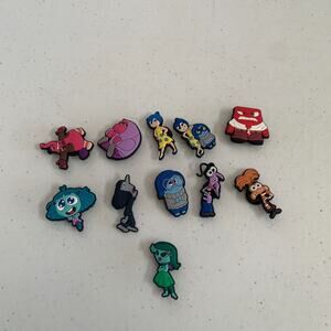 Jibbitz Inside Out 11 Pcs Shoe Charms For Crocs Disney Pixar Boys Girls Unisex
